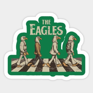 the eagles band retro Sticker